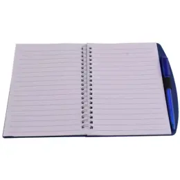 Sketch Pad and Pen Blue Open